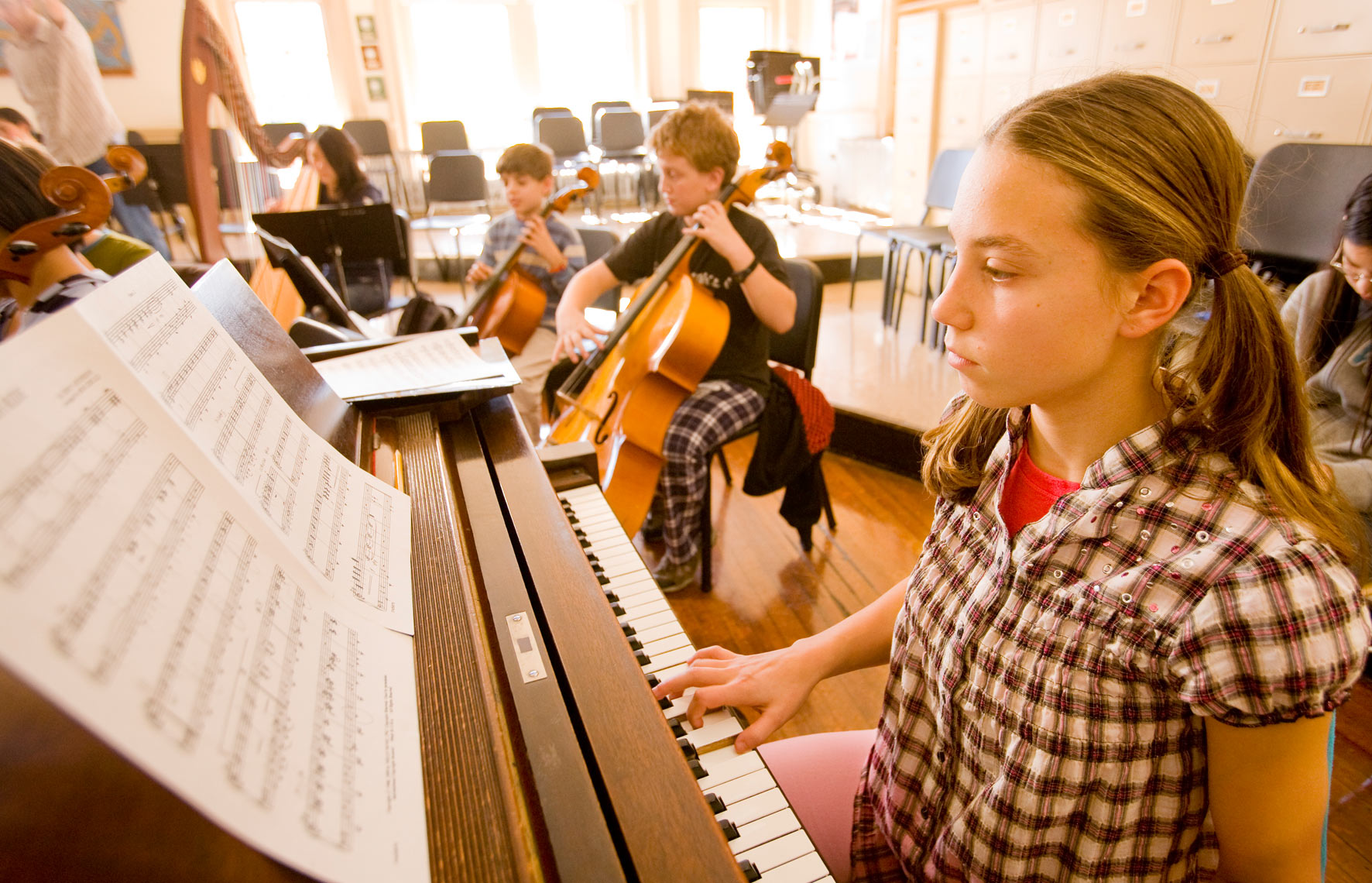 Germantown Friends School music class Michael Branscom Photography.