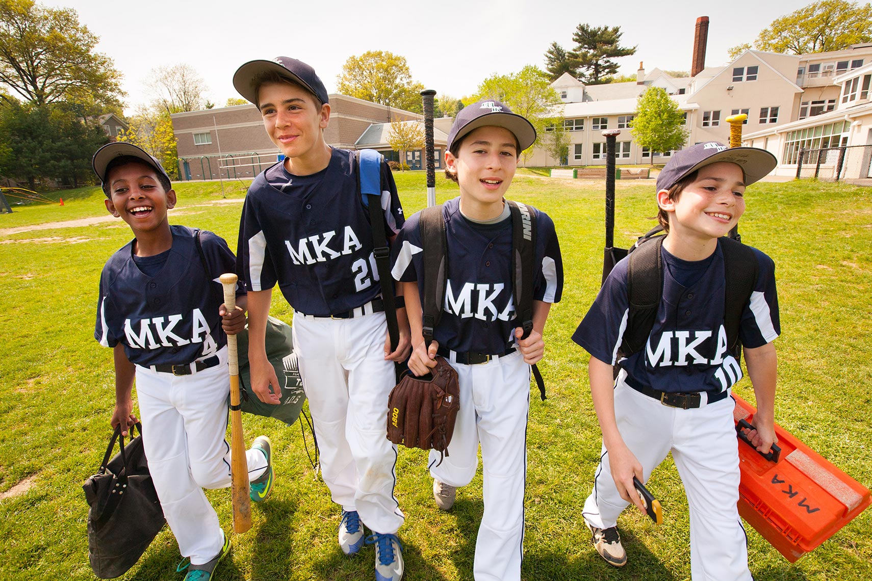 Montclair Kimberly Academy middle school baseball boys Michael Branscom Photography..