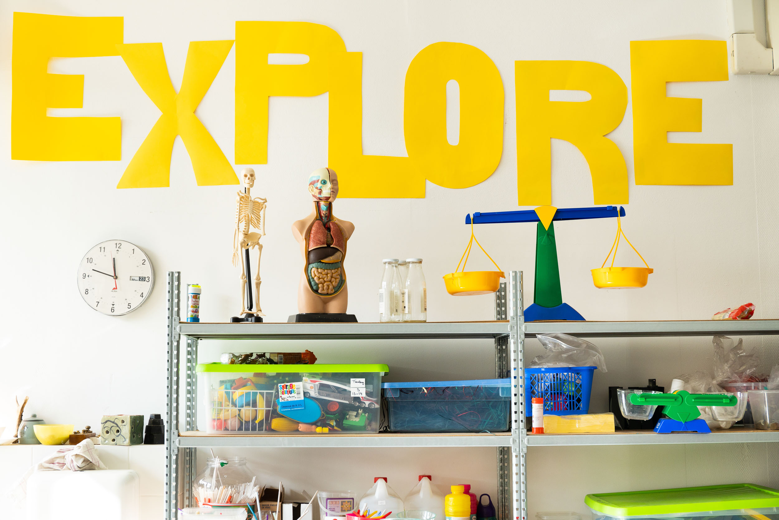 American School Paris science classroom Michael Branscom.