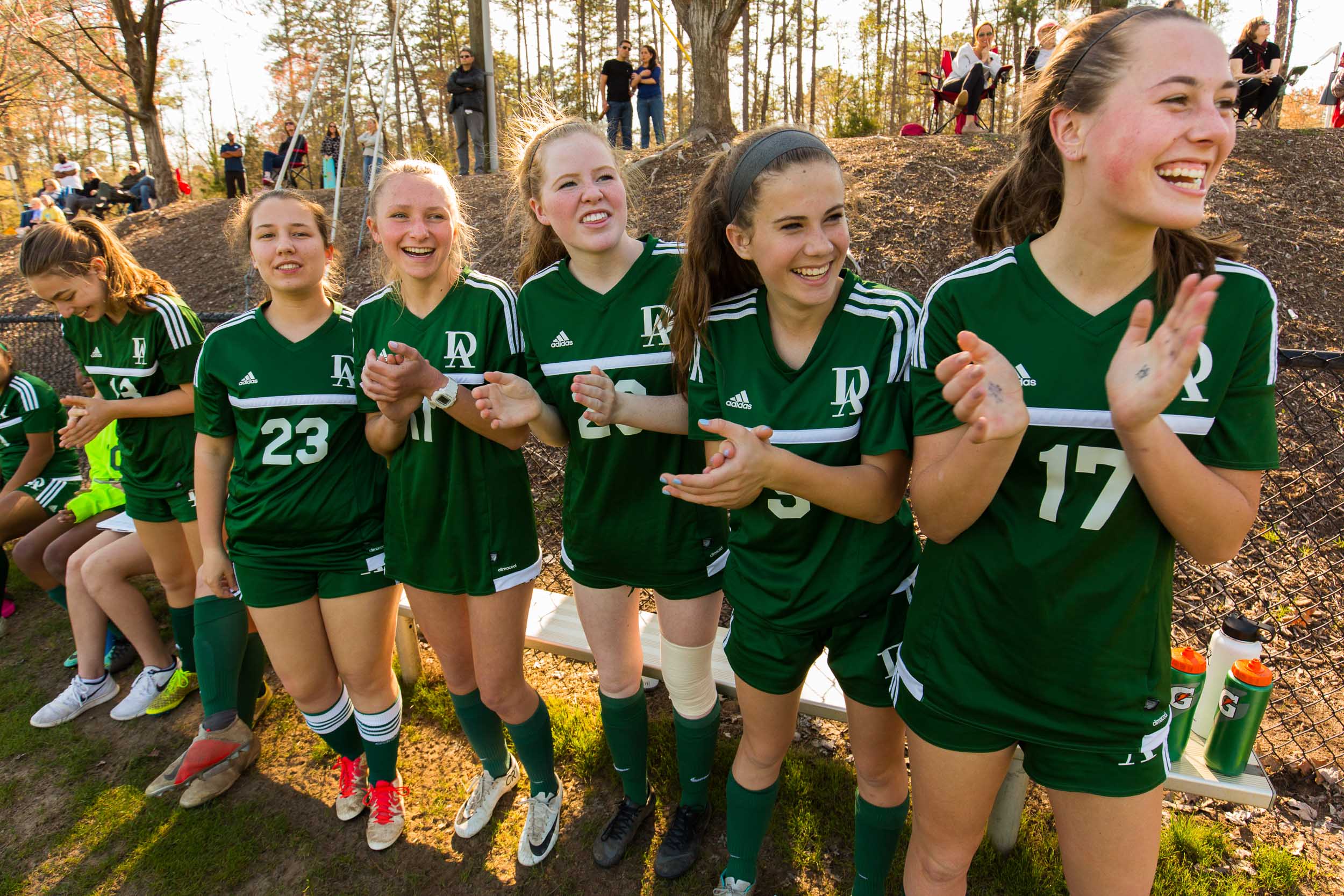 Durham Academy girls soccer Michael Branscom Photography.