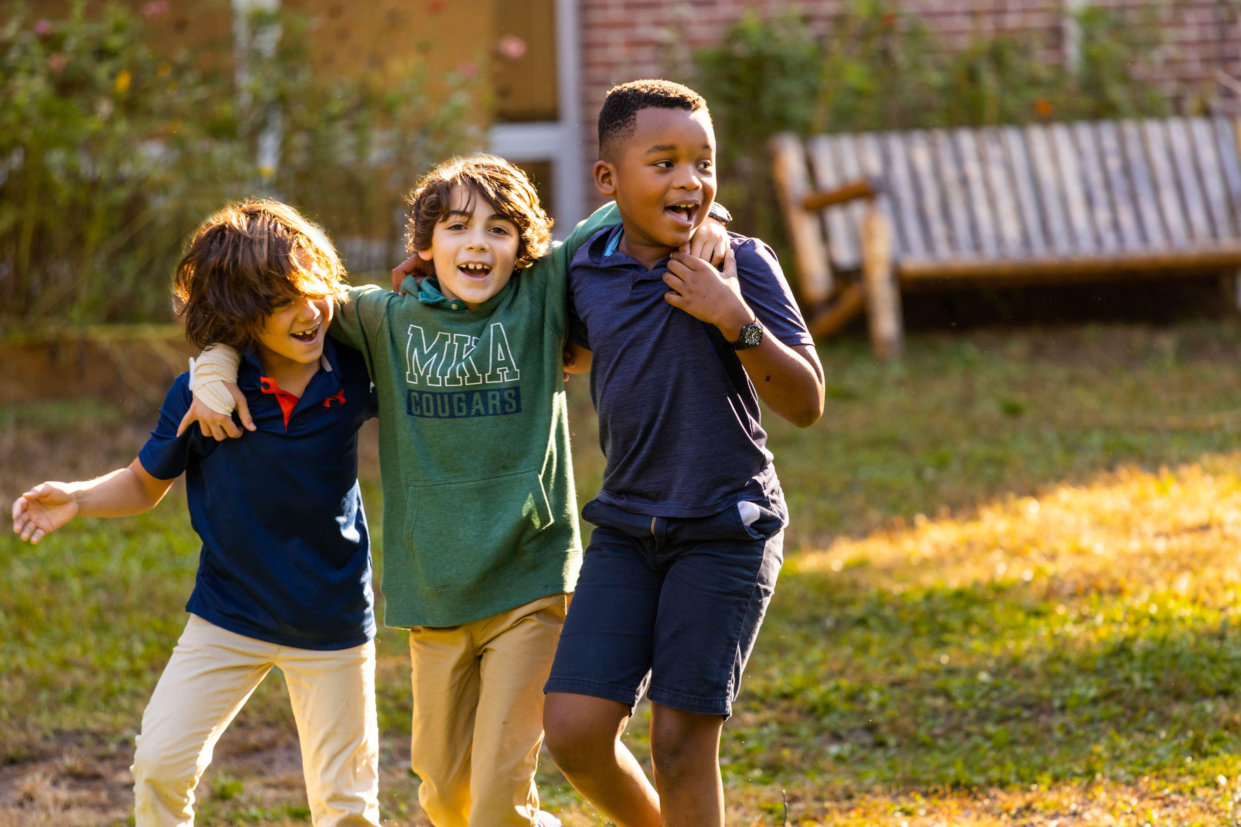 Montclair Kimberly Academy primary school recess boys Michael Branscom Photography