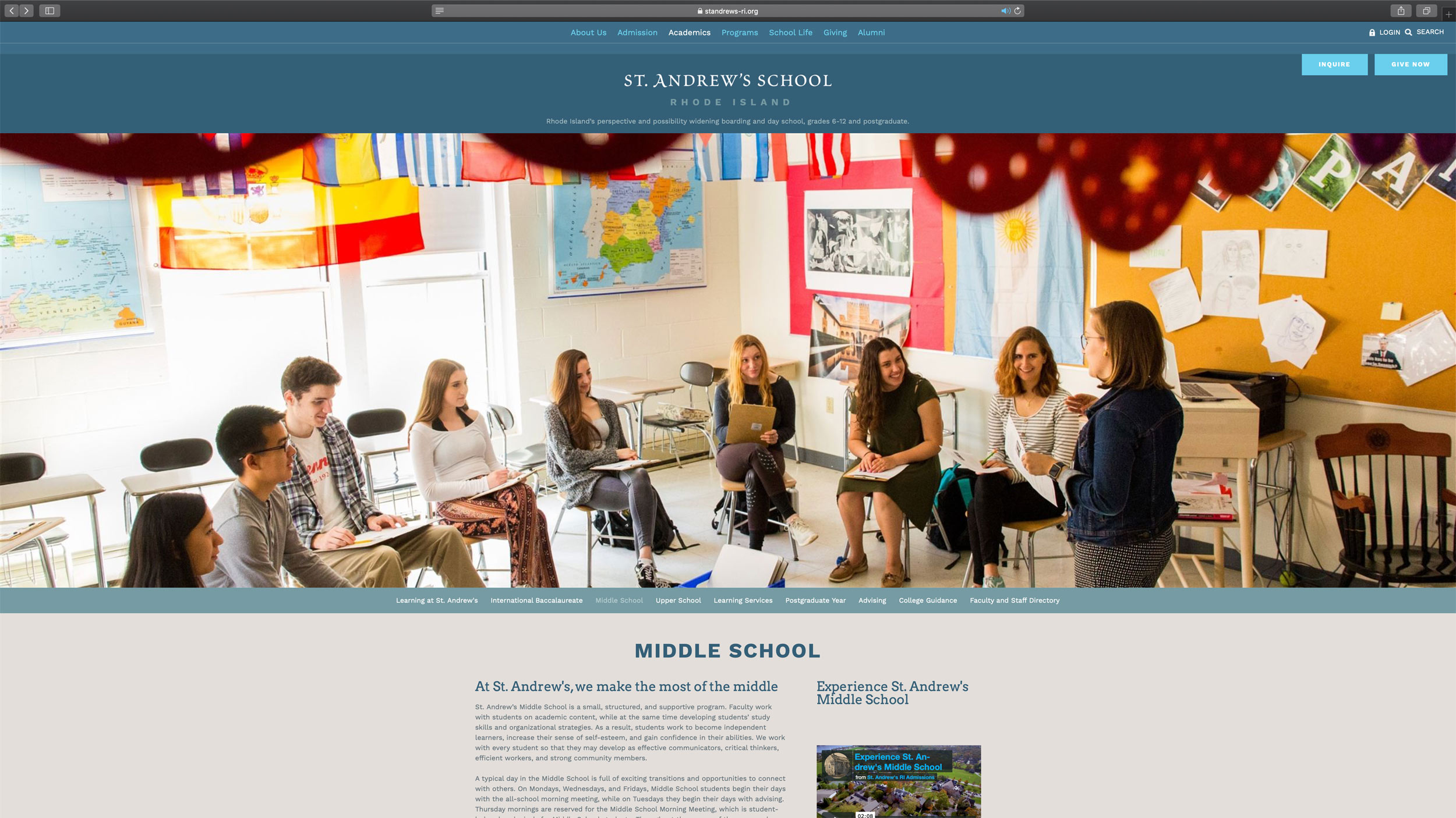 St. Andrews School, Rhode Island, Michael Branscom Photography.